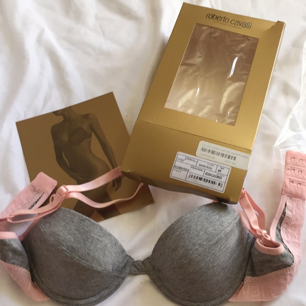 Roberto cavalli reggiseno push up bra